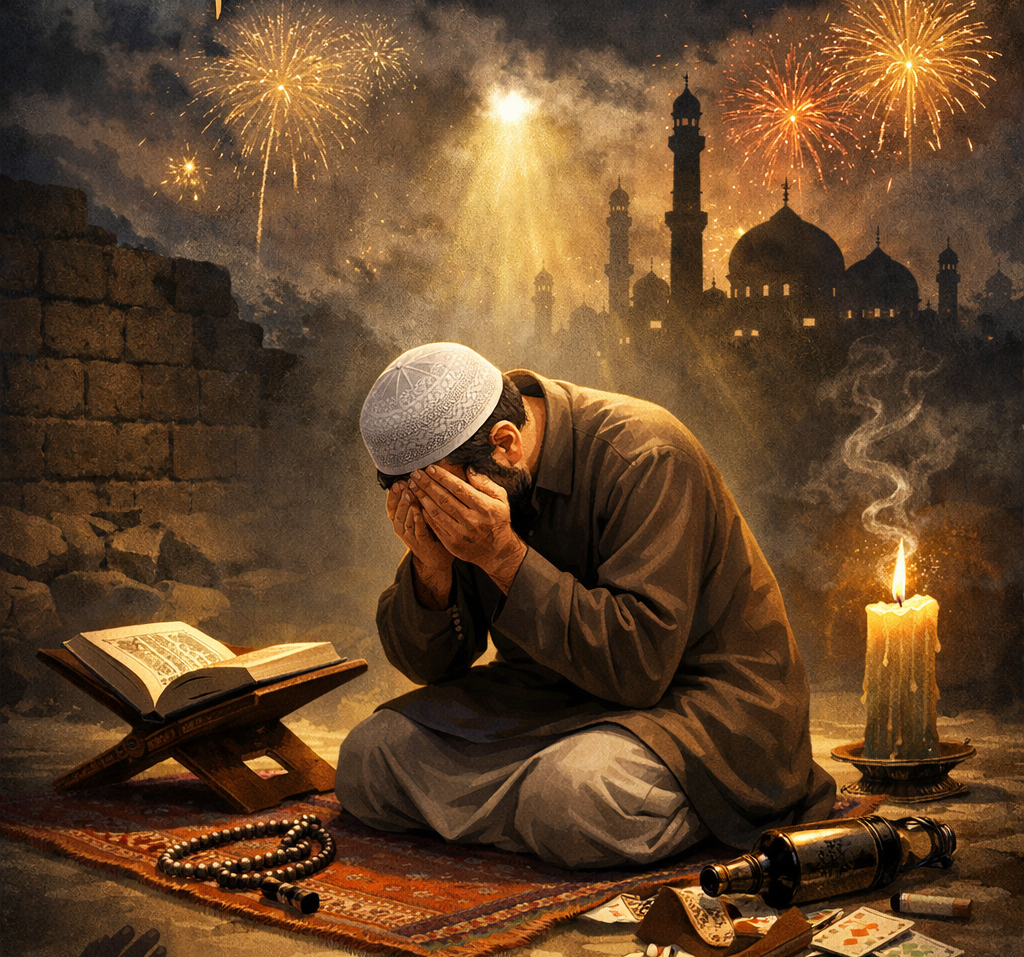 نئے سال کی آمد پر دعائے ندامت اور شرمساری اور غلط نہ کرنے کا عزم