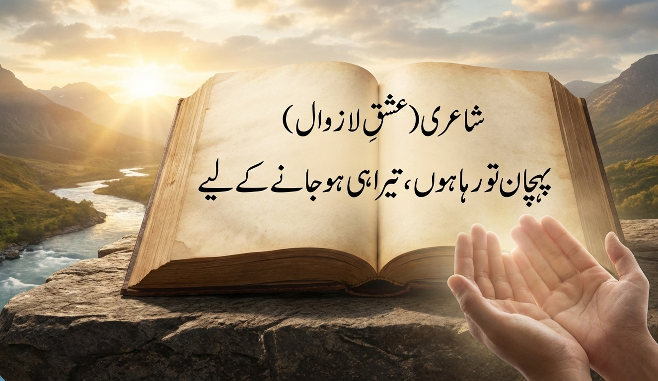 شَاعِری (عِشقِ لازَوَال)پِہچان تو رہا ہوں، تیرا ہی ہوجانے کے لیے