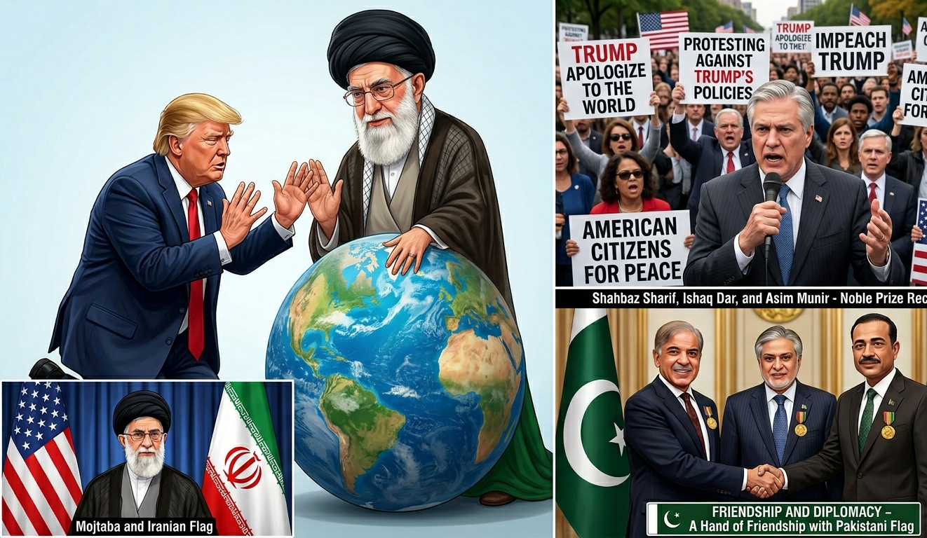 “جن پہ تھا تکیہ وہی پتے ہوا دینے لگے، ٹرمپ جی”