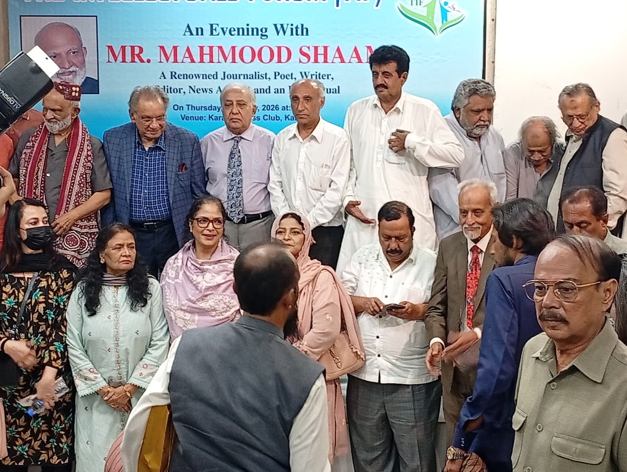 کراچی پریس کلب میں 21/مئی 2026ء کو ” ایک شام محمود شام کے نام” سے ایک پروقار تقریب کا انعقاد