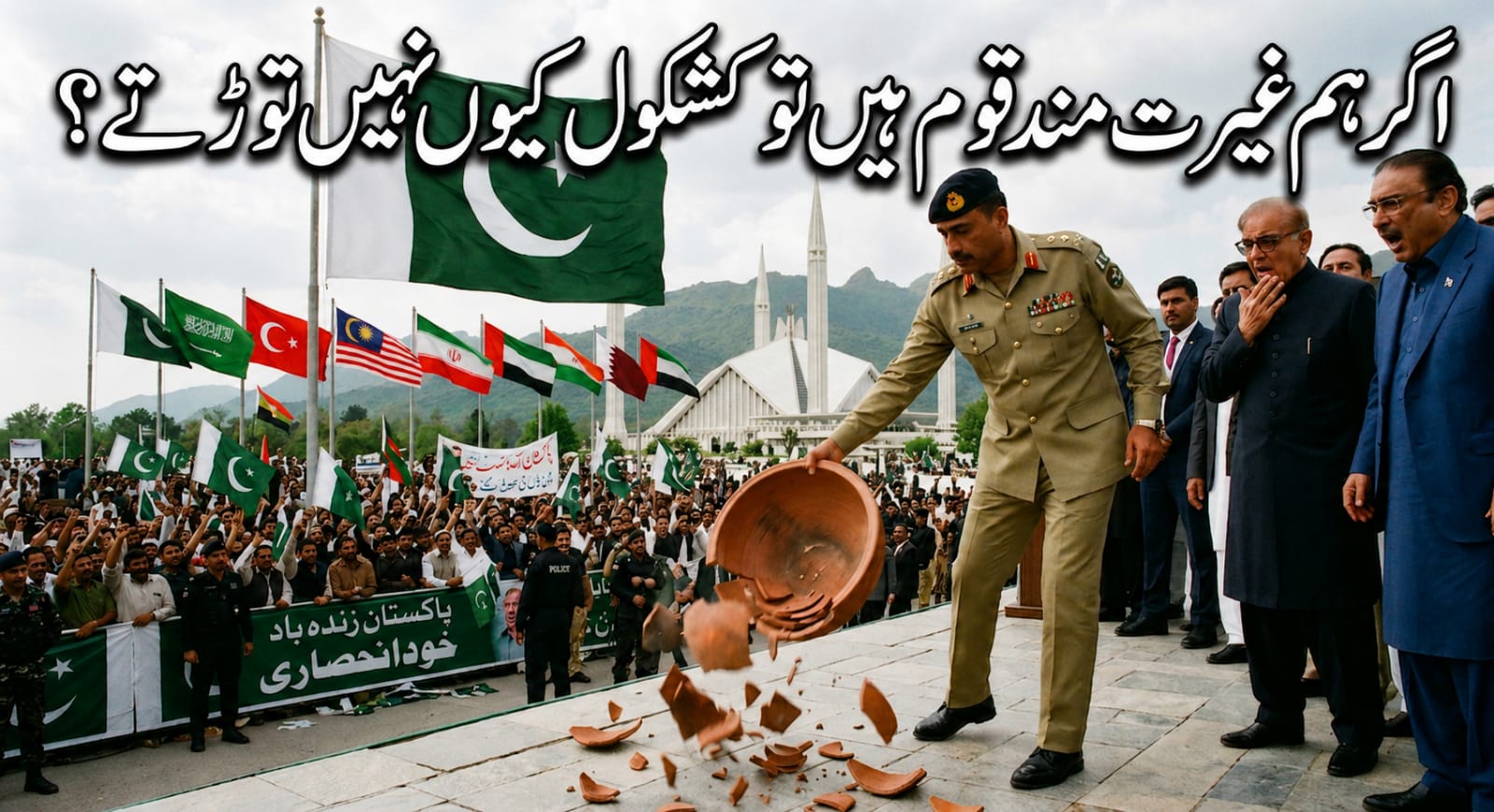 اگرہم غيرت مند قوم ہیں تو کشکول کیوں نہیں توڑدیتے؟